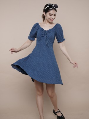 BFP PC Bust Drawstring Cottage Embroidery Dress