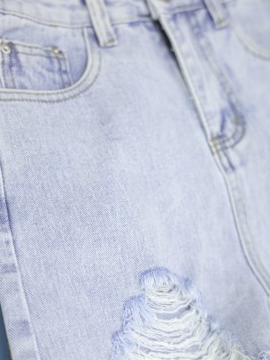 Rip Denim Short