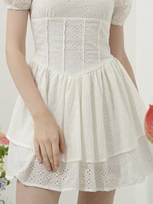 SS23 Rubina Embroidered Mini Dress