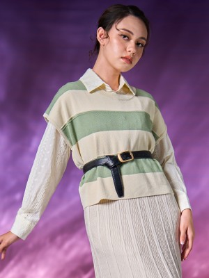 WW Horizontal Combi Knit Tee
