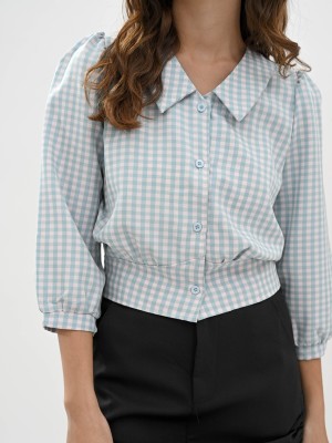 BFP Gingham Back Tied Shirt RO