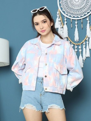 Cottage Core Pastel Tie Dyed Denim