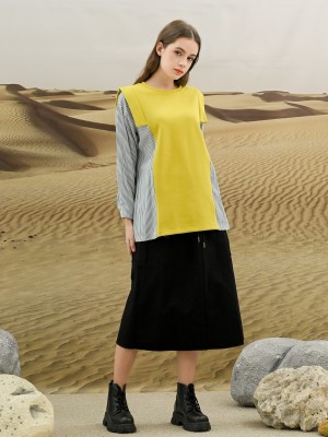 EID4 Stripes Ester Combi Oversize Top