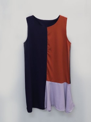 Cottage Core 3 Panel Colors Dress