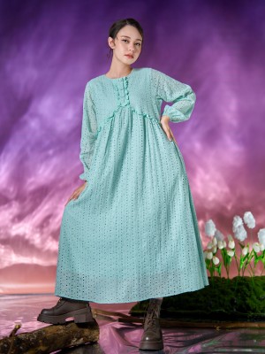 WW ELITE Kasrah Eyelet Maxi Dress