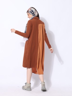 Ramadhan Moon High Neck Side Chiffon Combi