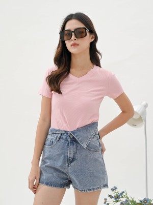 Flip Waist Denim Short