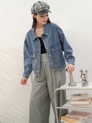 DITOX OVERSIZE DROP OUT POCKET DENIM JACKET