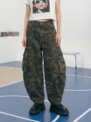 JR NRC Camo Barrel Cargo Pants