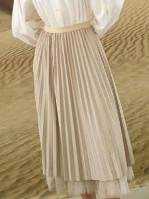 EID4 2 Way Wear Tulle Maxi Skirt