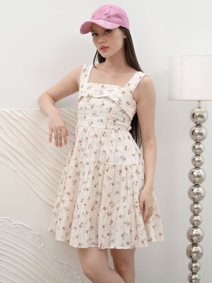 DITOX SPRING FLOWER LACE OUTLINE DRESS