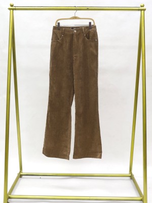 wide leg suede pants