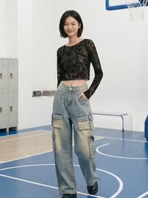 JR CORE NRC Tribal Print Crop Top