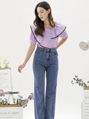 EID23 Asymetris Collar Shirt