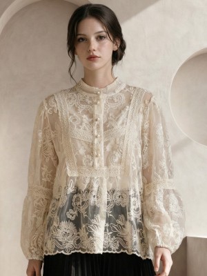 EID ELITE Taffeta Embroidery Top