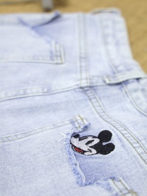 Rip Denim Short