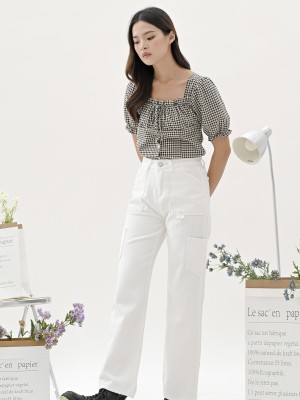 Olivia Checkered Top