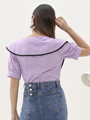 EID23 Asymetris Collar Shirt