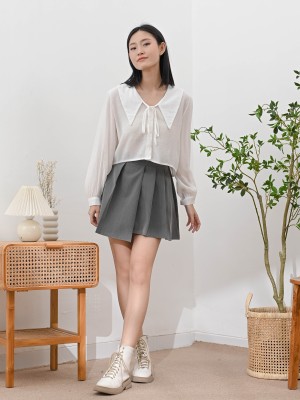 Alda Wide Collar Shirt