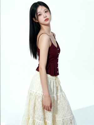 Lisa Linen Flare Top