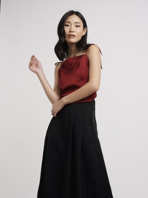 A-Line Midi Skirt