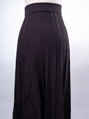 WW Pattern Knit Midi Skirt