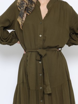 ANF Full Maxi Shirt Dress