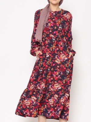 ANF Abstract print  Maxi Dress