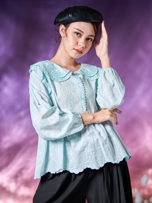 WW Farah Double Collar Top