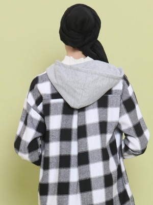 Hoodie Checkered Shirt