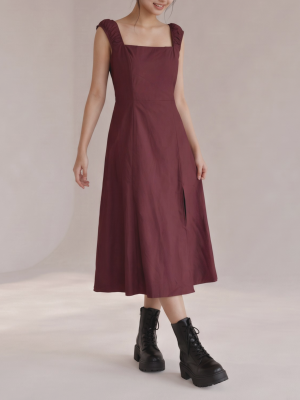 PG Split Midi Dress