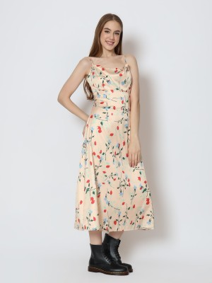 BFP Whitley satin print dress