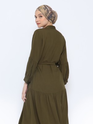 ANF Full Maxi Shirt Dress