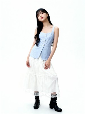 Square Low Neck Tunic Top