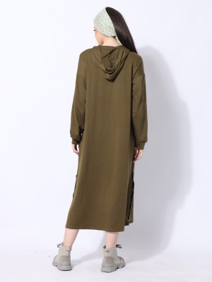 Ramadhan Moon Hoodie Maxi Dress