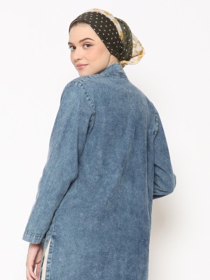 ANF Kimono Washed Denim Outer