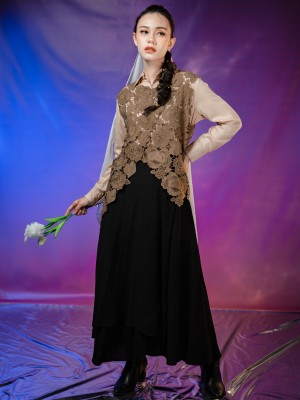 WW Amina Overlap Maxi Skirt