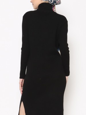 ANF High Neck Knitted Midi Dress