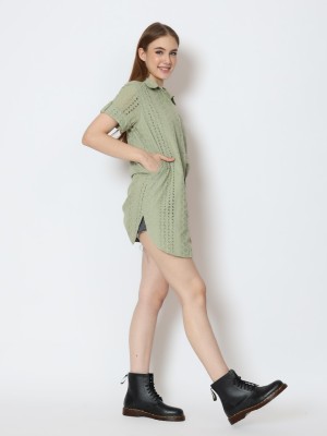 BFP HG Embroidery Shirt Dress