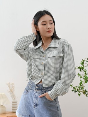 Millie Grid Lines Shirt