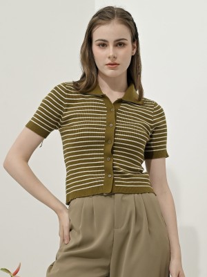 Sara Stripes Knit Shirt