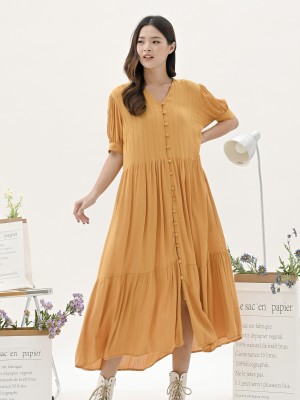 EID23 Wrinkle Midi Dress