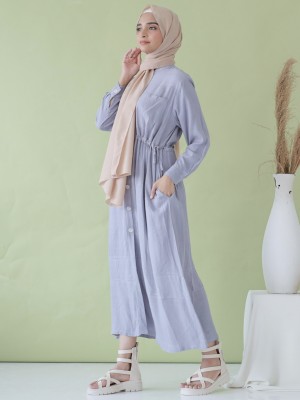 EID23 Yara Waist Drawstring Maxi Dress