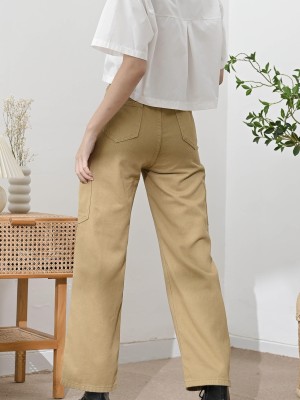 Anya Cargo Brown Denim