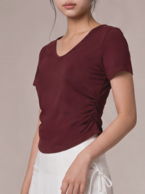 JR CORE Side Gather Tee