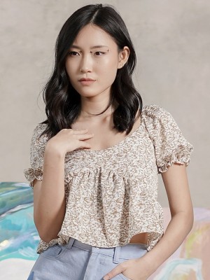 ER Flower Print Top