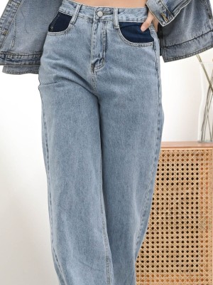 Full Denim With Dark Pocket