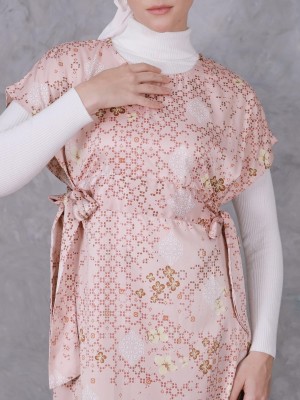 EID23 Azizah satin print dress