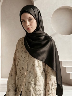 EID ELITE Oversize Embroidery Cream Flower Shirt