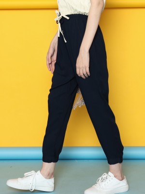 Elastic Waist Drawstring Pants